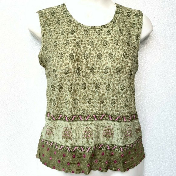 Pleat Pleat By Rafael‎ Women's Blouse Round Neck Sl - Picture 1 of 6